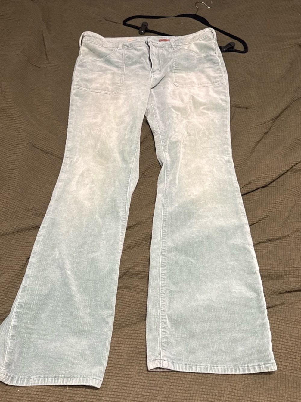 Teal Blue Green Corduroy Jeans